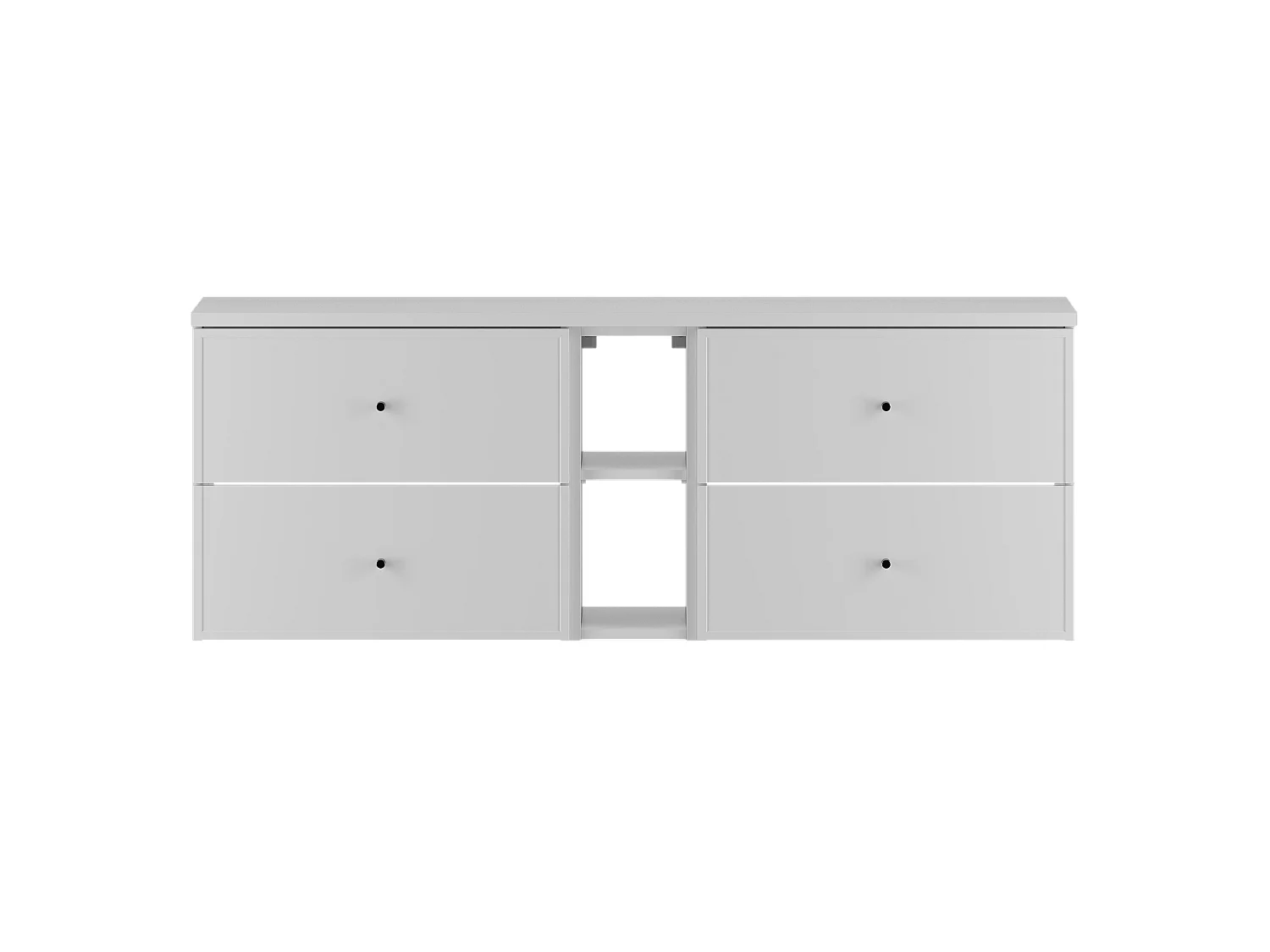 Ensemble blanc pour salle de bain 140 cm Armoire Étagère Plan de travail Marco