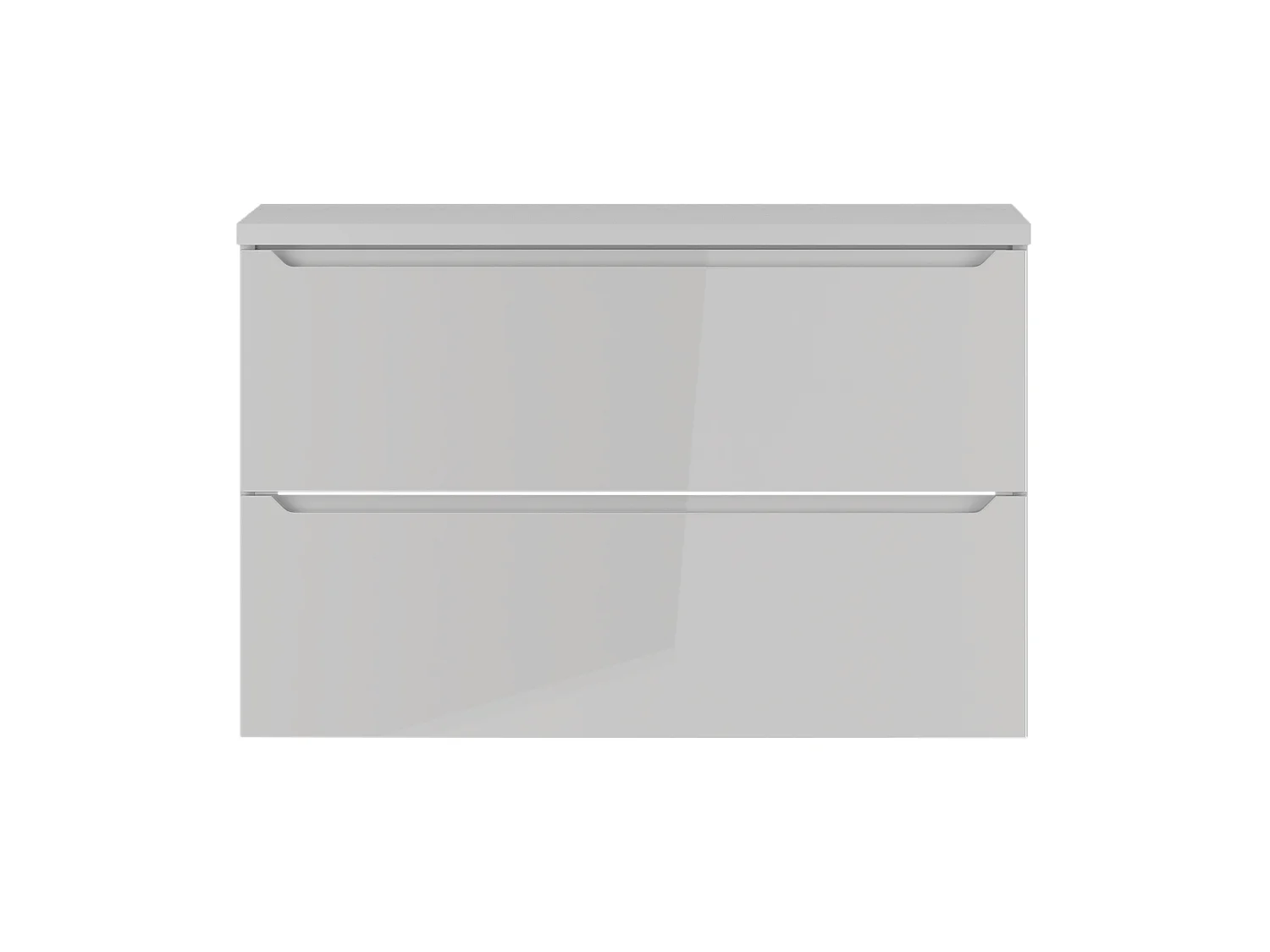 Ensemble blanc pour salle de bain 80 cm Armoire avec plateau Etna