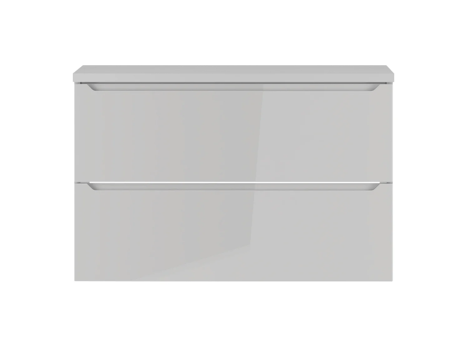 Ensemble blanc pour salle de bain 80 cm Armoire avec plateau Etna