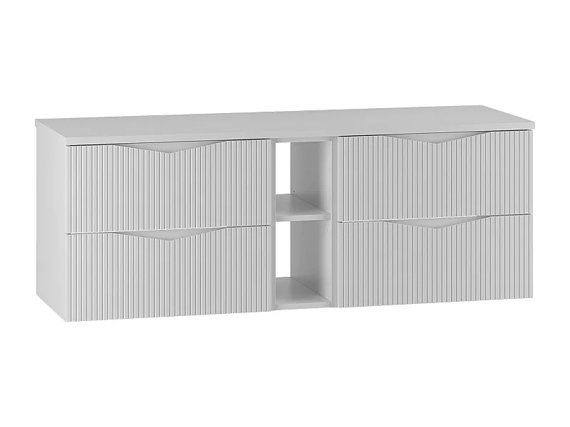 Mobile bagno senza lavabo Tao bianco 140cm