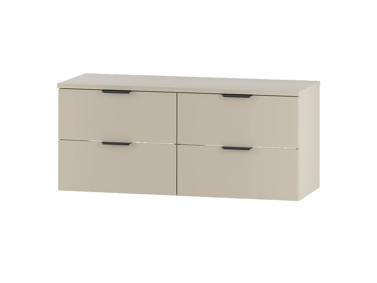 Ensemble de salle de bain en cachemire 120 cm Armoire avec plateau Pile