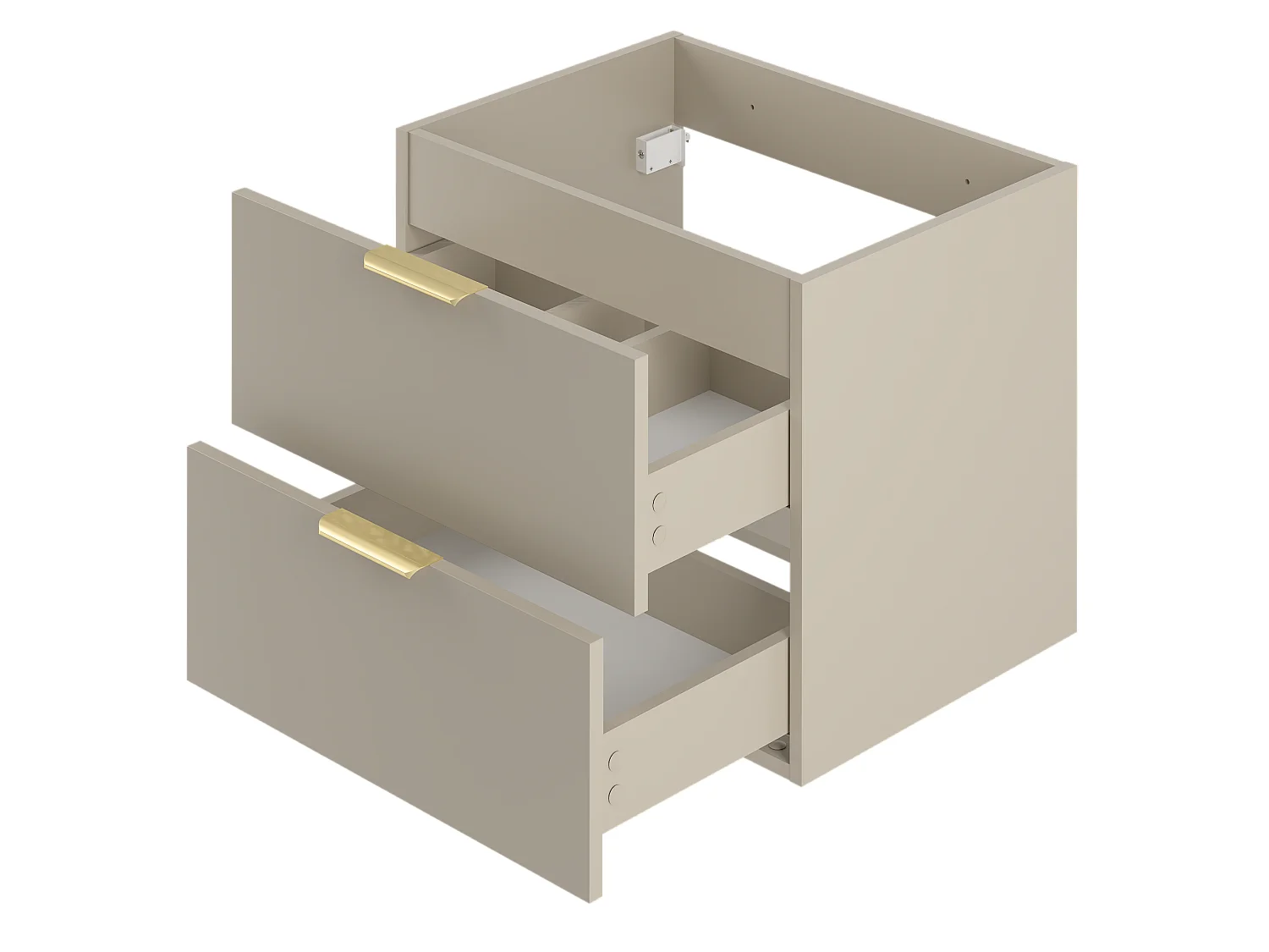 Ensemble de salle de bain en cachemire 120 cm Armoire avec plateau Pile