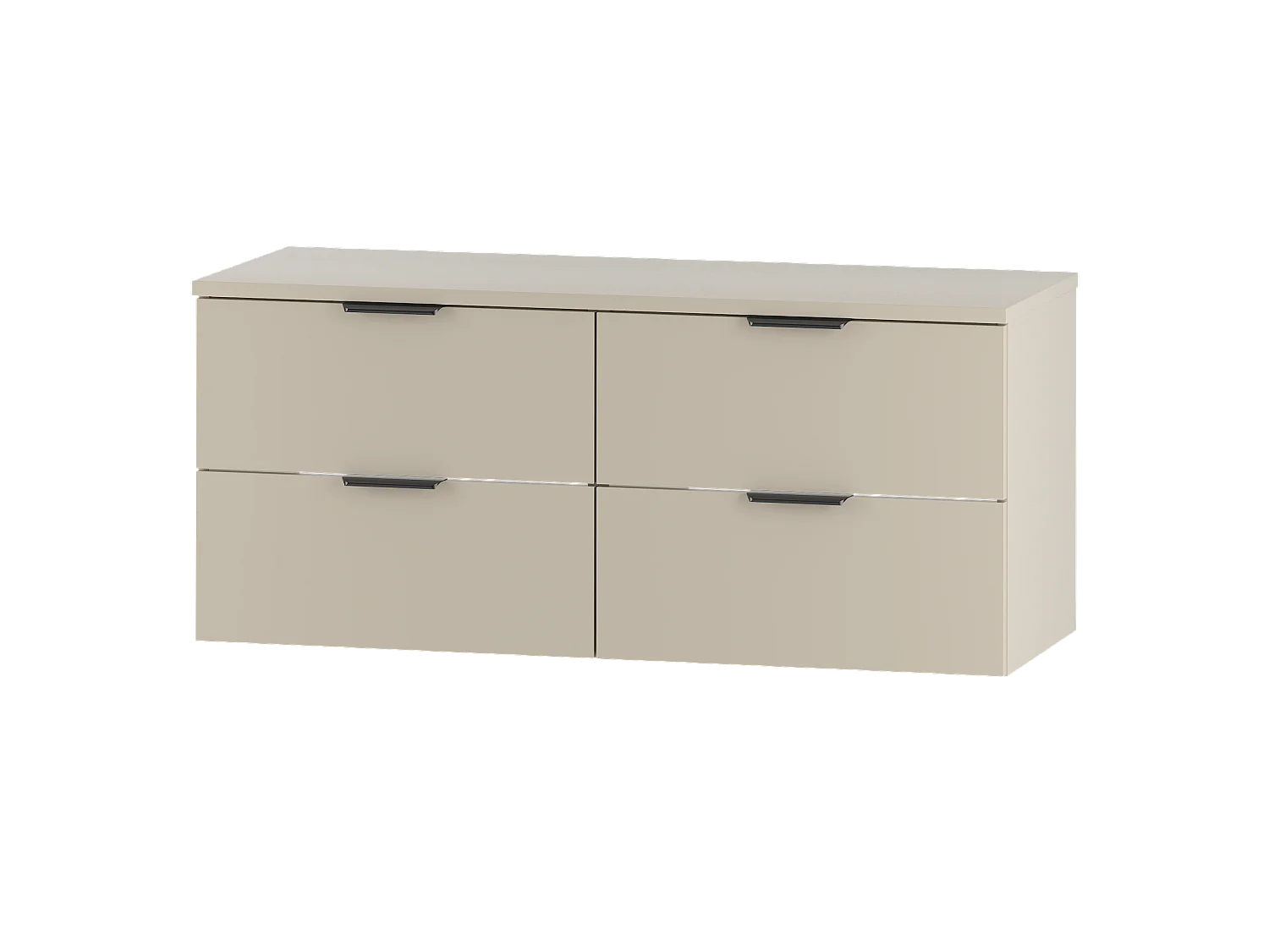 Ensemble de salle de bain en cachemire 120 cm Armoire avec plateau Pile