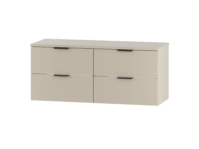 Ensemble de salle de bain en cachemire 120 cm Armoire avec plateau Pile