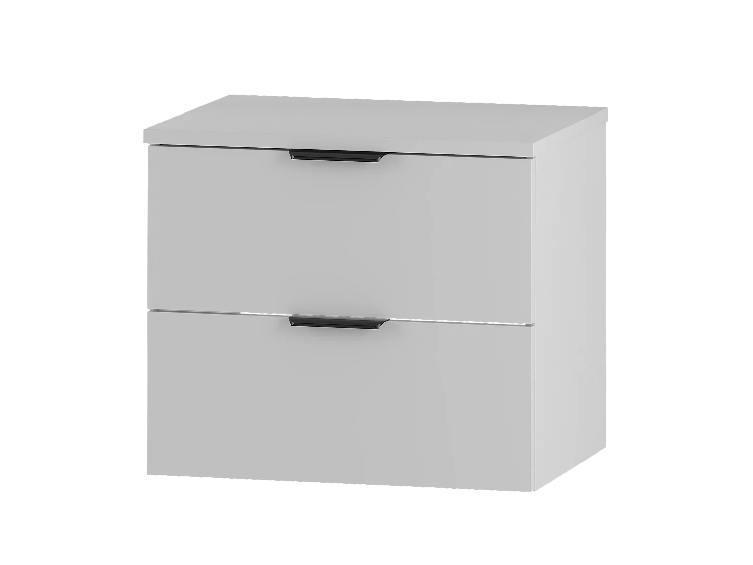 Wit badkamerset 60 cm Kast met blad Pile