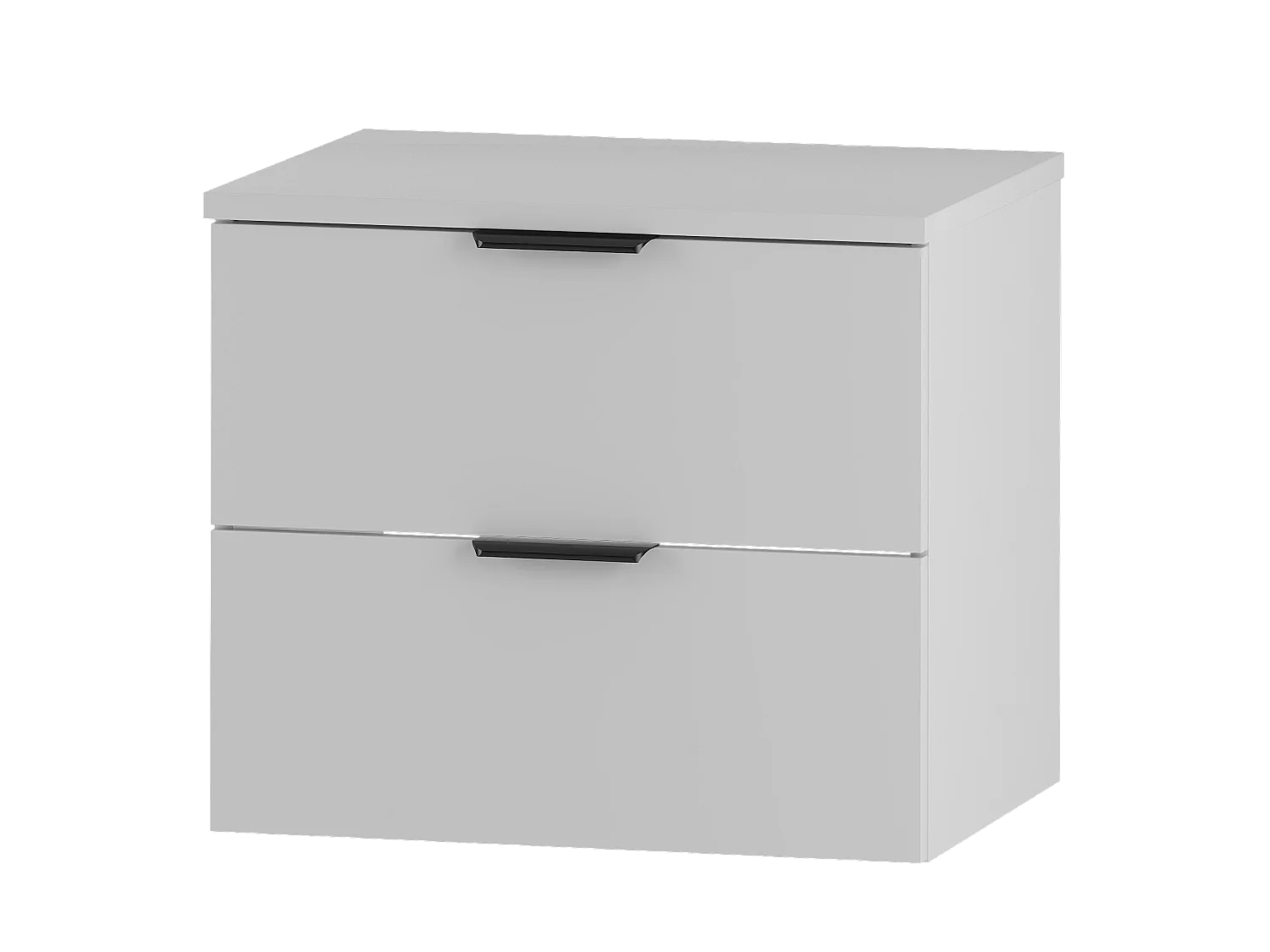 Ensemble blanc pour salle de bain 60 cm Armoire avec plateau Pile