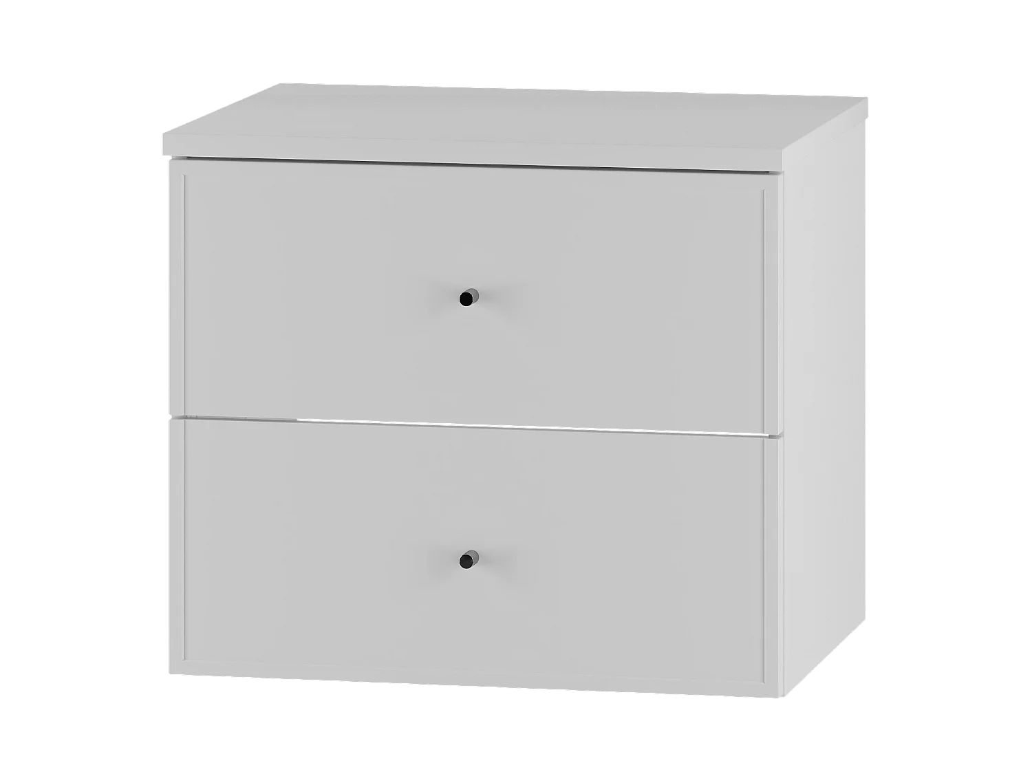 Ensemble blanc pour salle de bain 60 cm Armoire avec plateau Marco