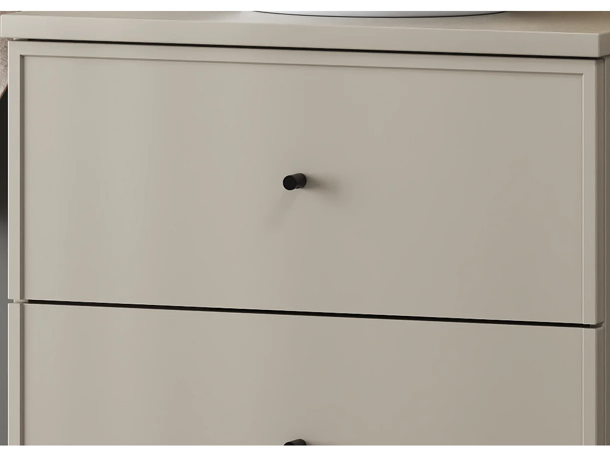 Ensemble de salle de bain en cachemire 80 cm Armoire Étagère Plan de travail Marco