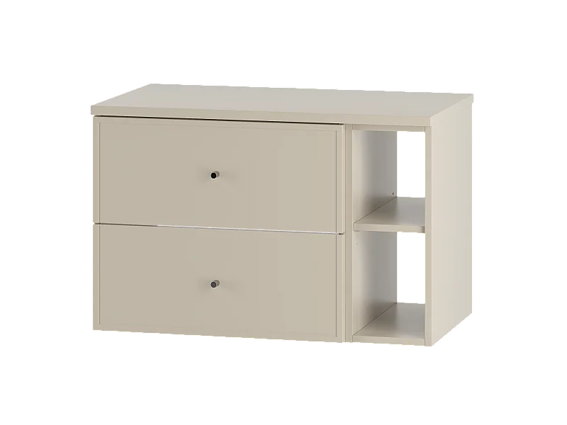 Ensemble de salle de bain en cachemire 80 cm Armoire Étagère Plan de travail Marco