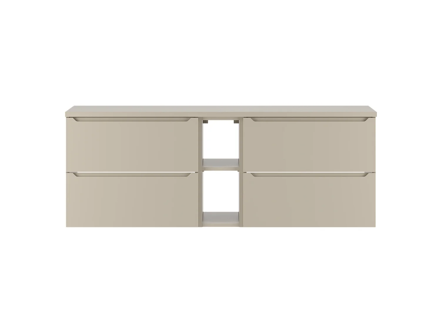 Kasjmier badkamerset 140 cm Kast Rek Etna-blad