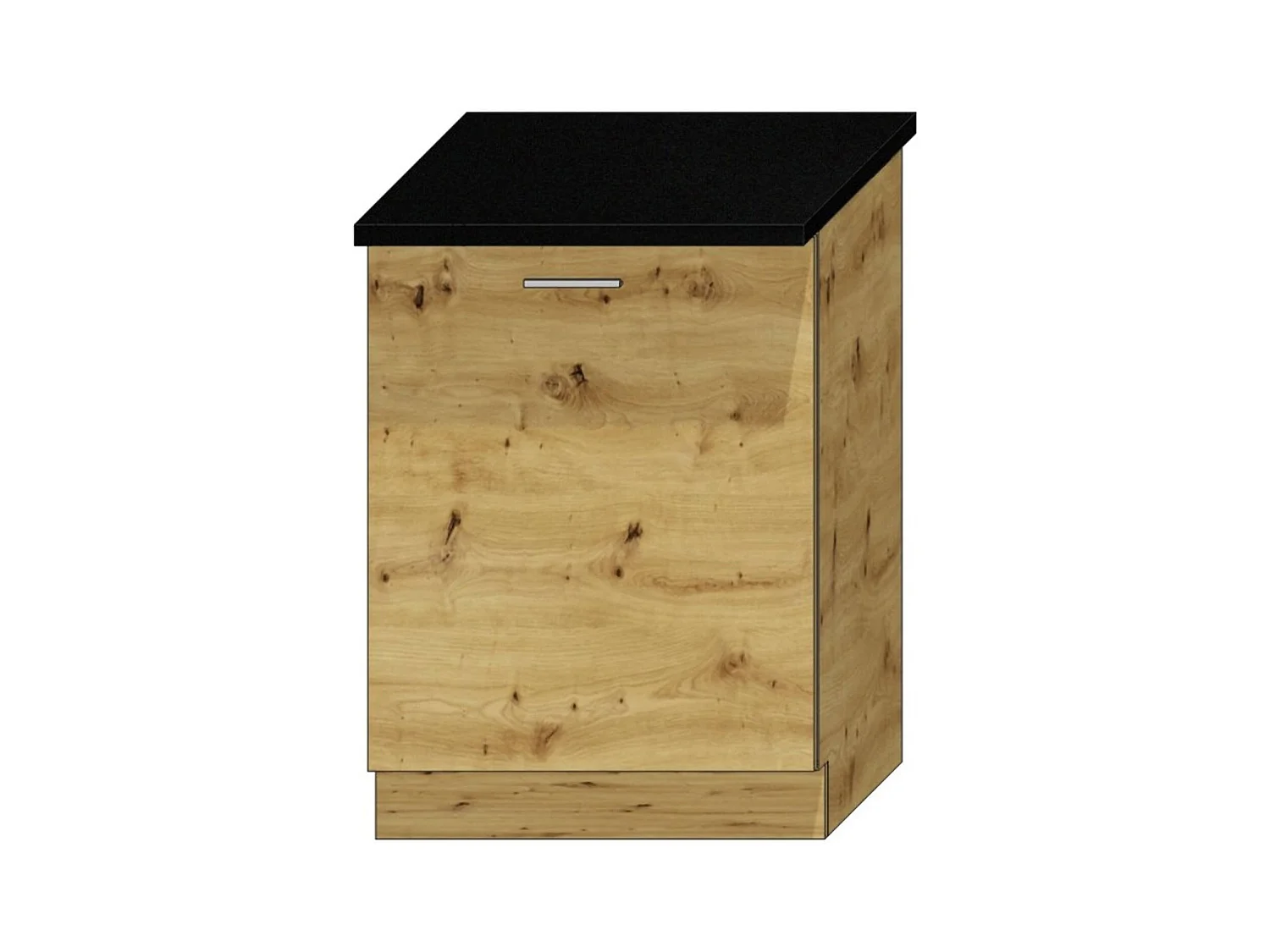 Cuisine Complète Fuzeta, un Tiroir, Chêne Nœuds Brun