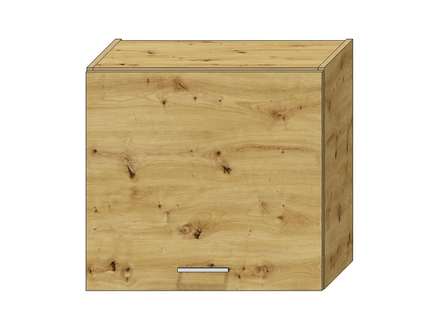 Cuisine Complète Fuzeta, un Tiroir, Chêne Nœuds Brun