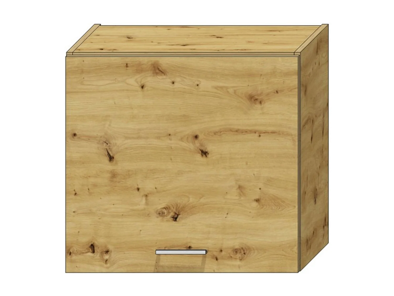 Cucina Completa Fuzeta, un Cassetto, Marrone Rovere Nodi