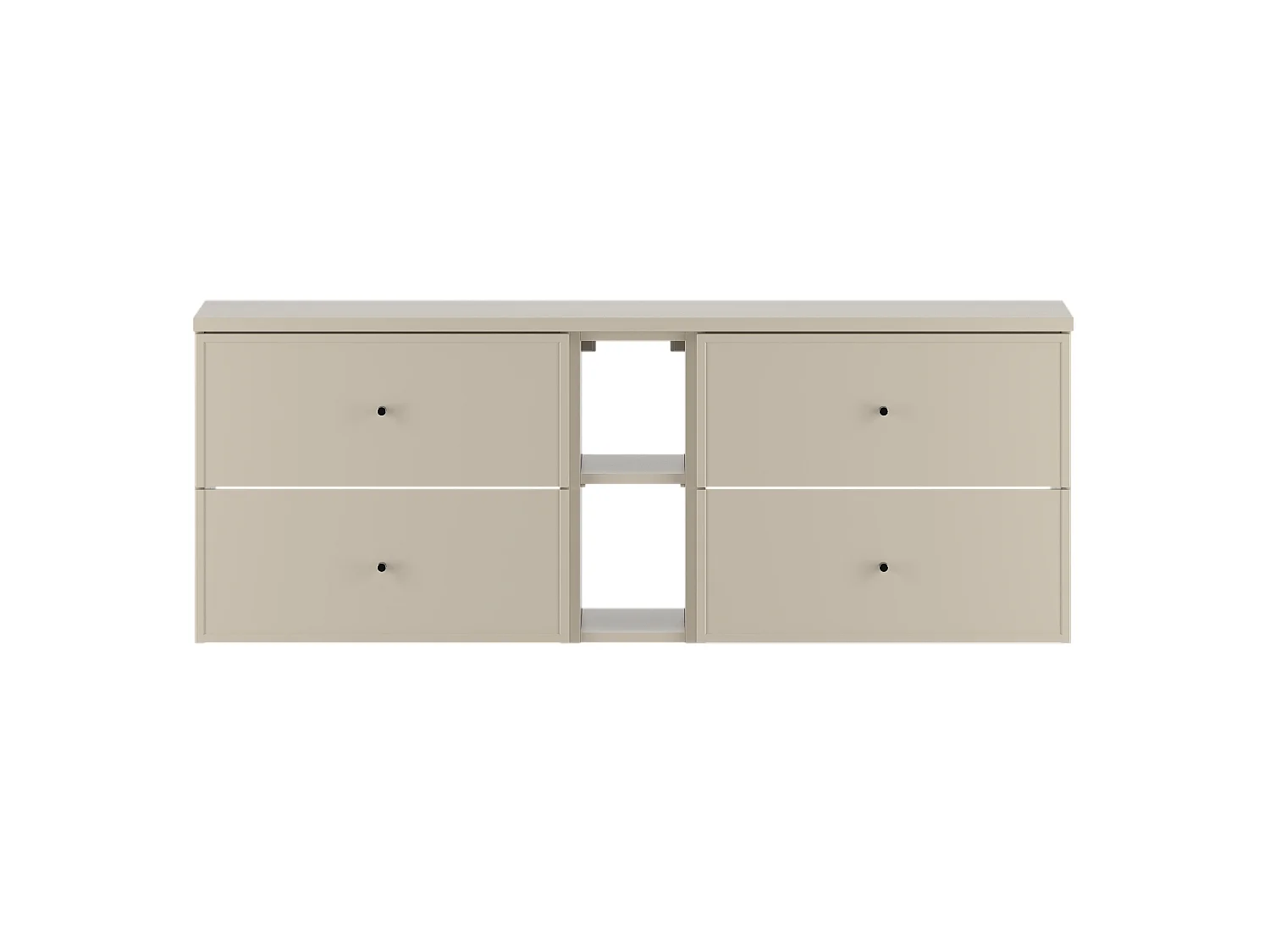 Ensemble de salle de bain en cachemire 140 cm Armoire Étagère Plan de travail Marco