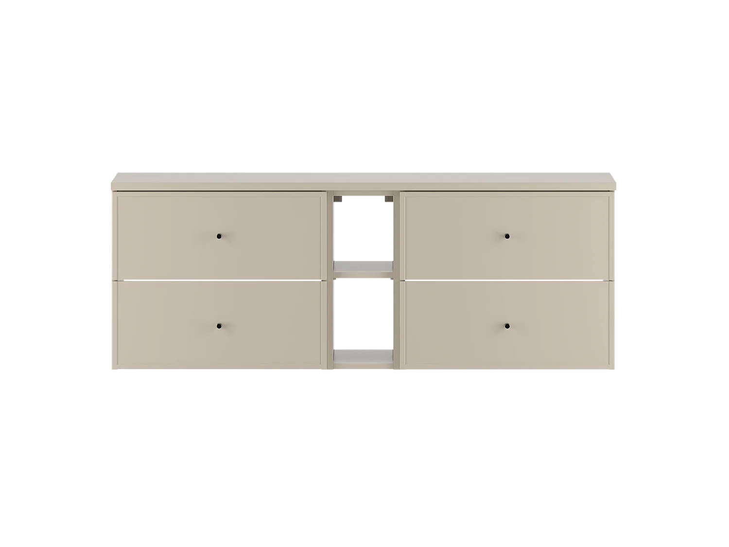 Ensemble de salle de bain en cachemire 140 cm Armoire Étagère Plan de travail Marco