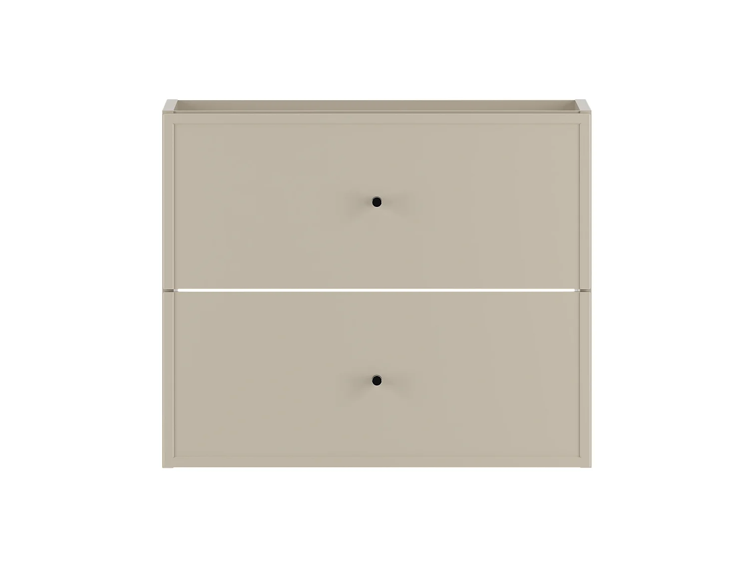 Kaschmir Waschbeckenunterschrank 60 cm 2 Schubladen Marco