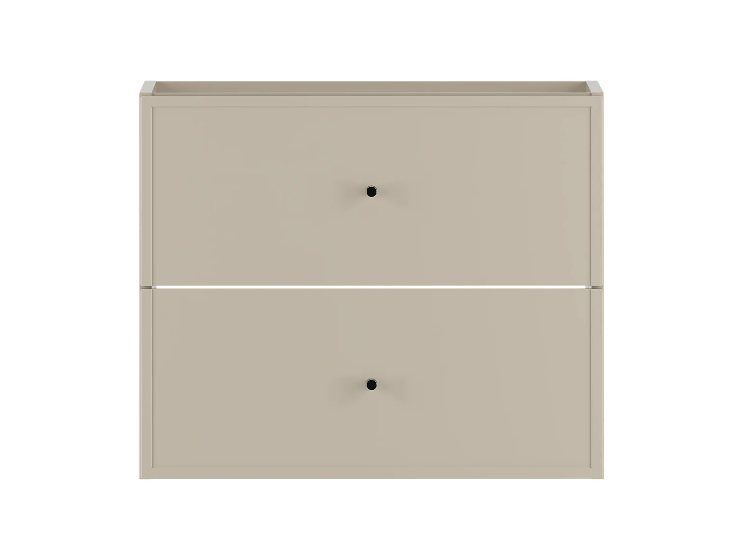 Meuble sous lavabo en cachemire 60 cm 2 tiroirs Marco