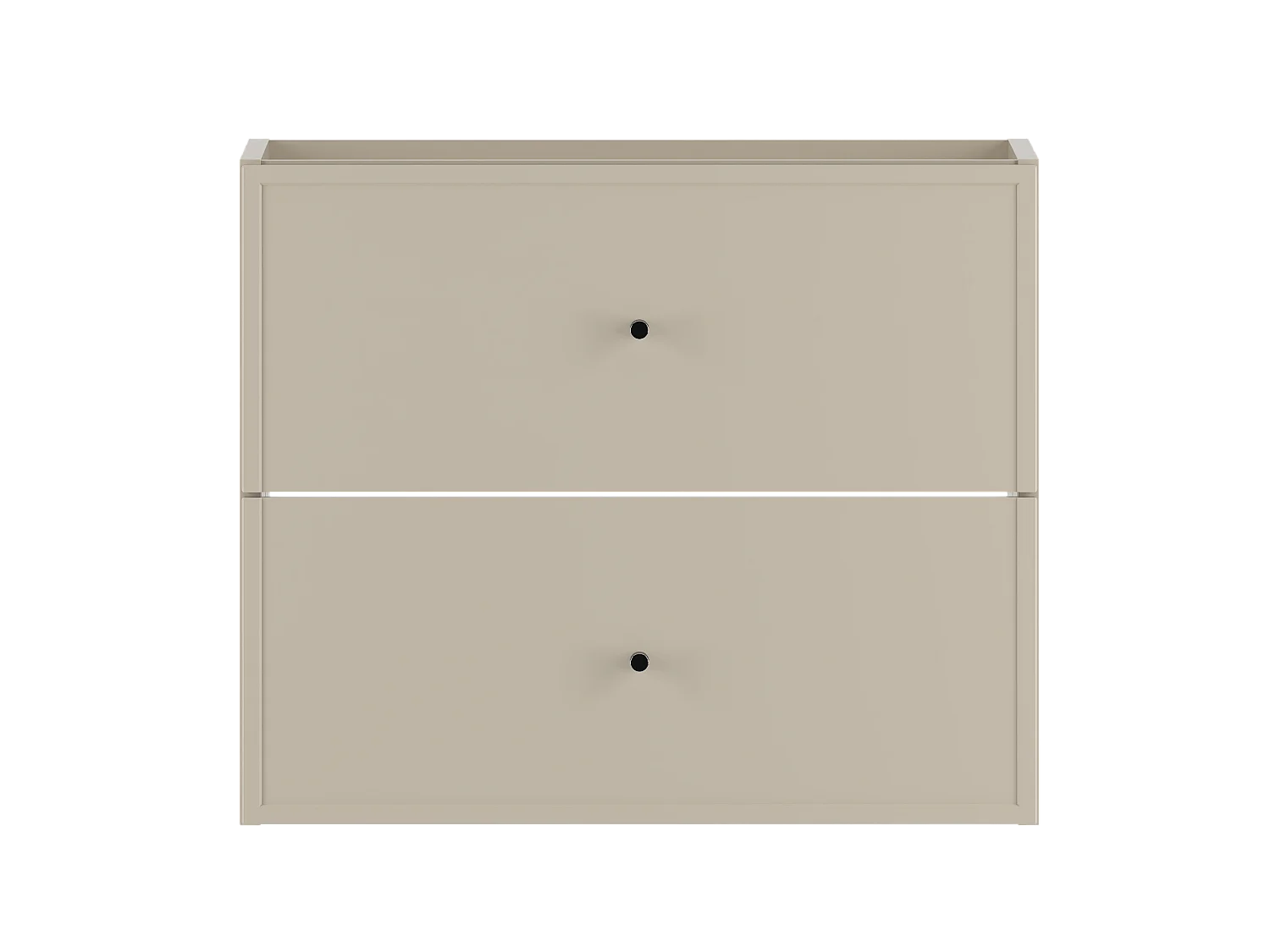 Meuble sous lavabo en cachemire 60 cm 2 tiroirs Marco