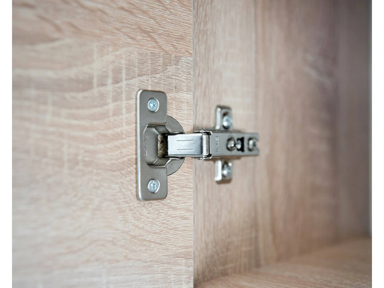 Cucina completa Teano, Set compatto e funzionale con ante e cassetto, Rovere