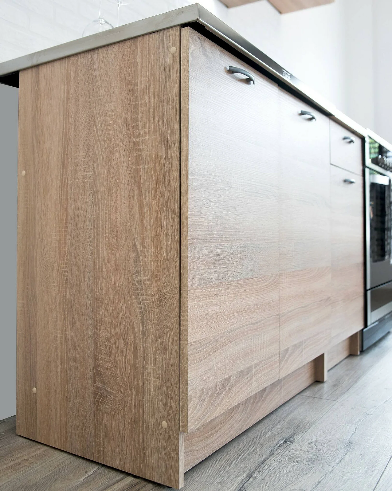 Cucina Completa Graciosa, un Cassetto, Marrone Rovere