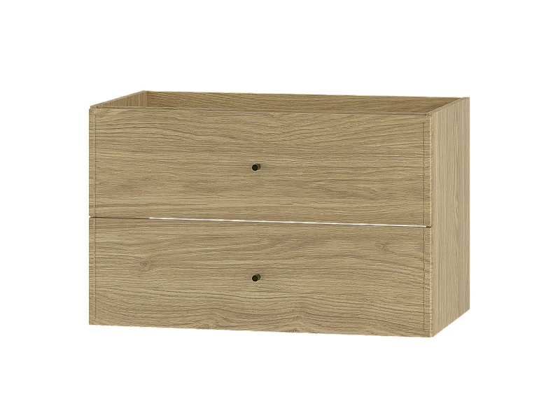 Szafka pod Umywalkę 80cm 2 Szuflady Dąb Olejowany Marco