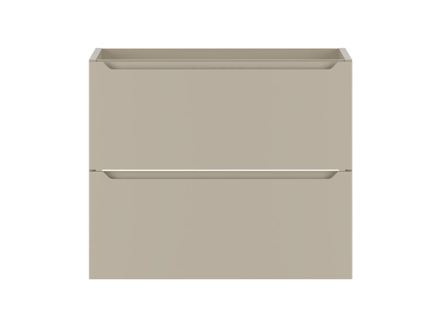 Meuble sous lavabo en cachemire 60 cm 2 tiroirs Etna