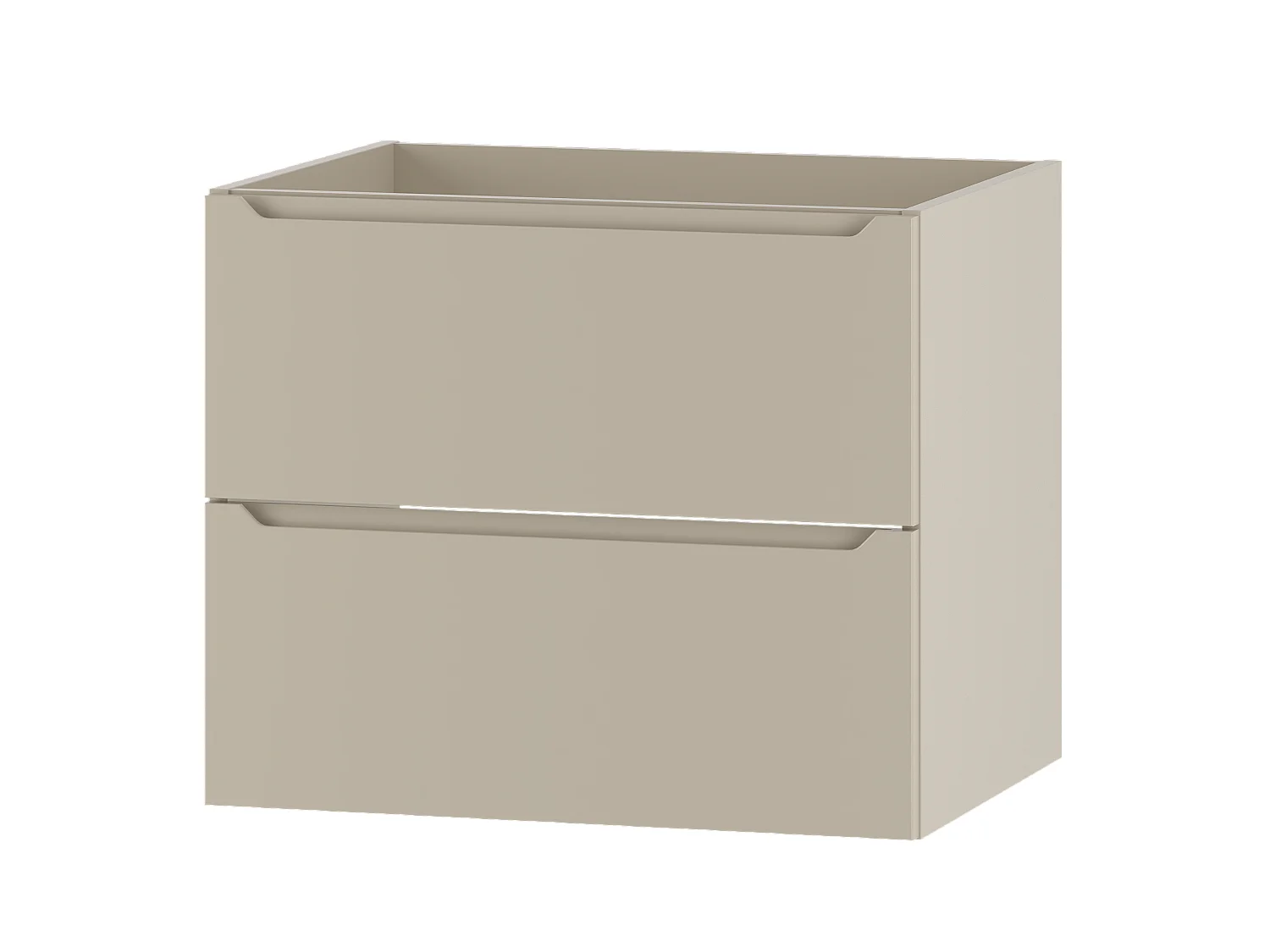 Meuble sous lavabo en cachemire 60 cm 2 tiroirs Etna