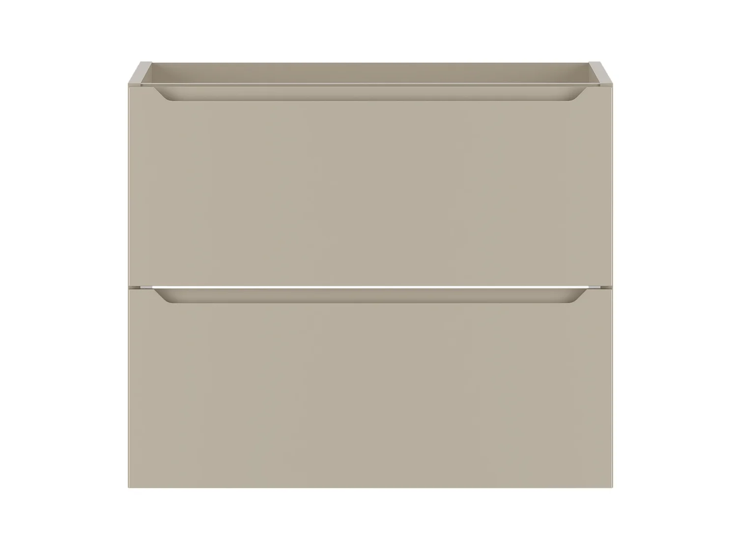 Meuble sous lavabo en cachemire 60 cm 2 tiroirs Etna