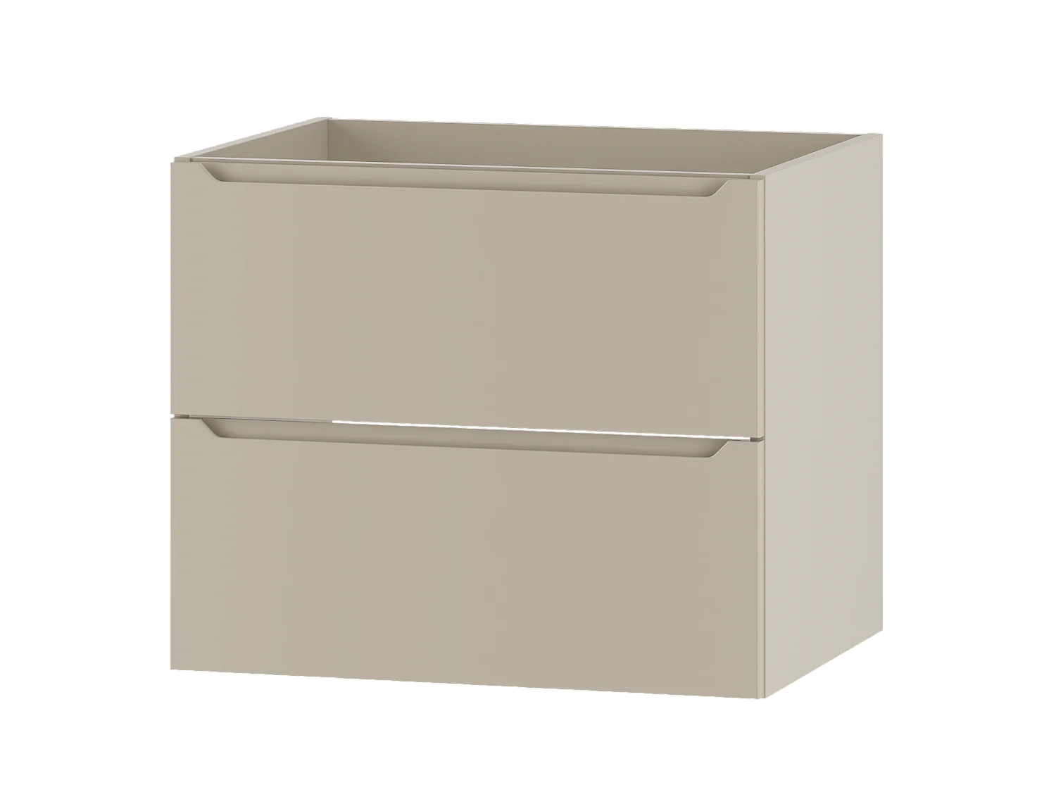 Meuble sous lavabo en cachemire 60 cm 2 tiroirs Etna