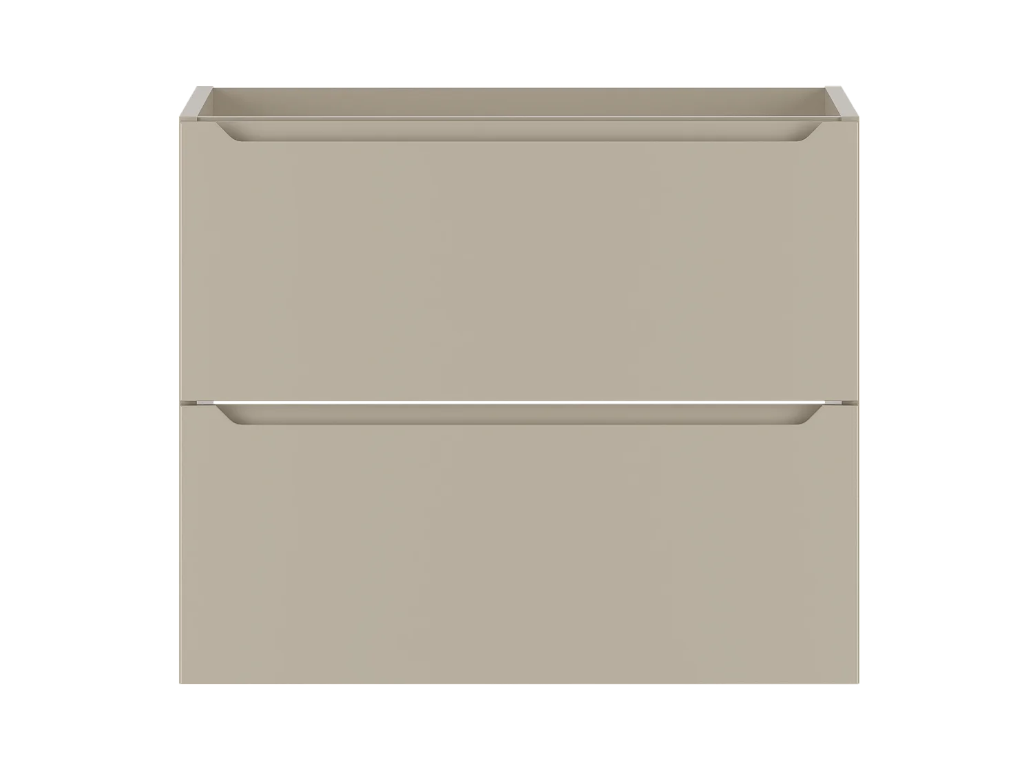 Meuble sous lavabo en cachemire 60 cm 2 tiroirs Etna