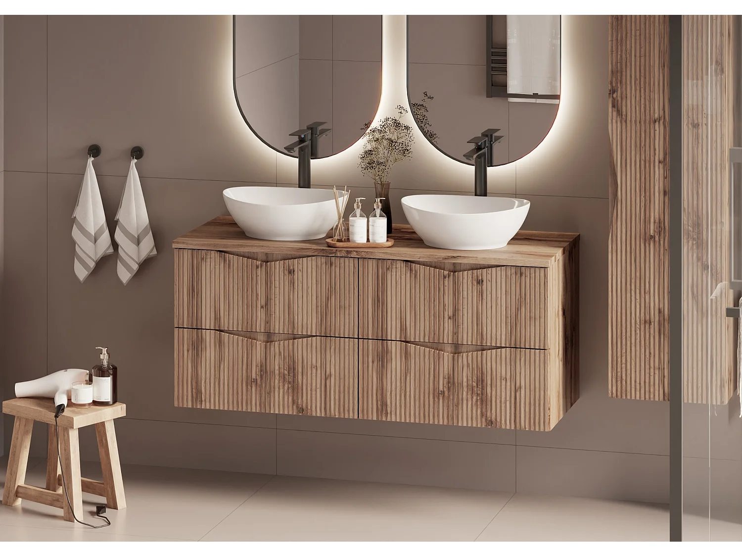 Meuble sous-vasque 60cm Tao Trä
