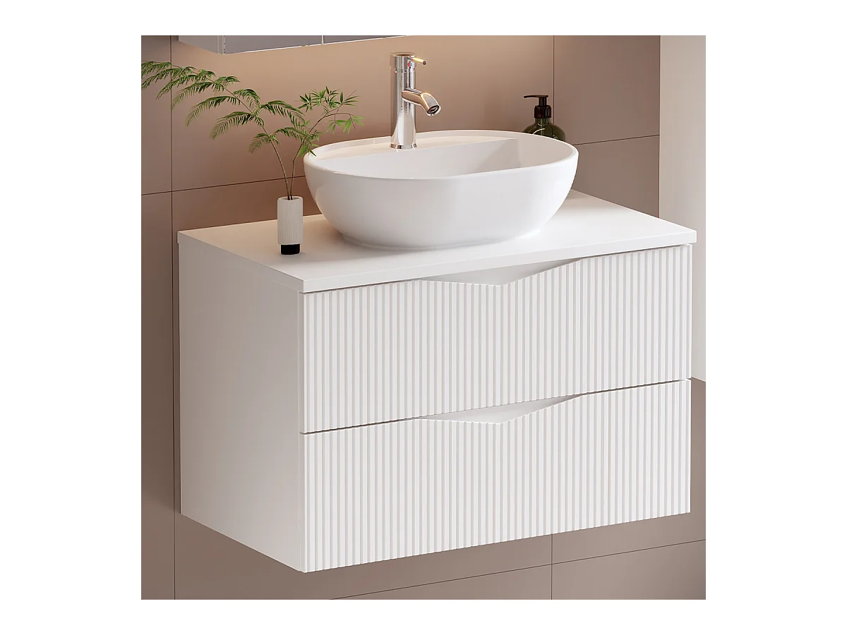 Meuble sous-vasque 80cm Tao Blanc
