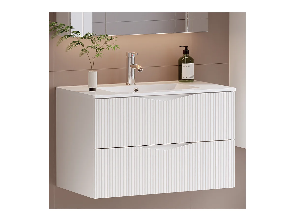 Meuble sous-vasque 80cm Tao Blanc