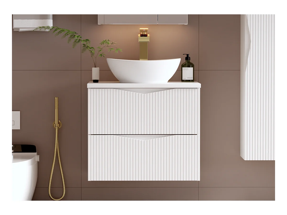 Meuble sous-vasque 80cm Tao Blanc