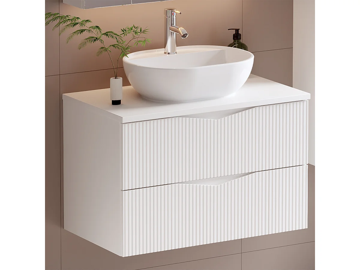 Waschtischunterschrank 80cm Tao Weiß