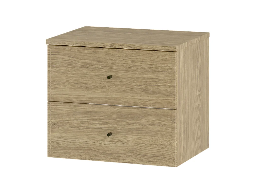 Ensemble pour salle de bain 60 cm Armoire avec plateau Chêne huilé Marco