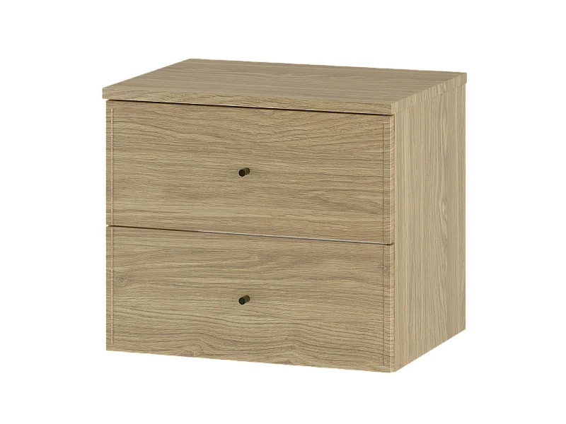 Badkamerset 60 cm Kast met blad Eiken geolied Marco