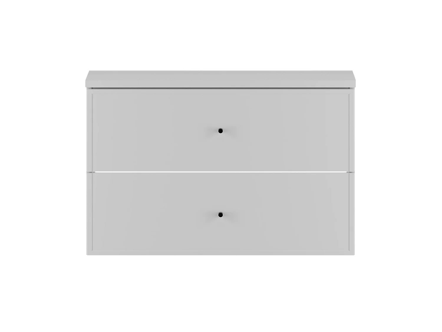 Ensemble blanc pour salle de bain 80 cm Armoire avec plan de travail Marco