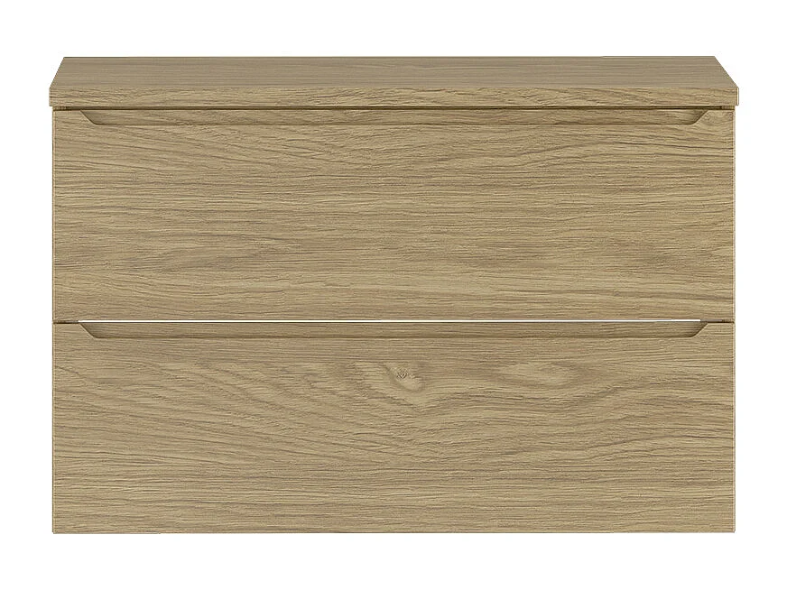 Meuble sous-vasque 80cm plan de toilette Viggo Bois