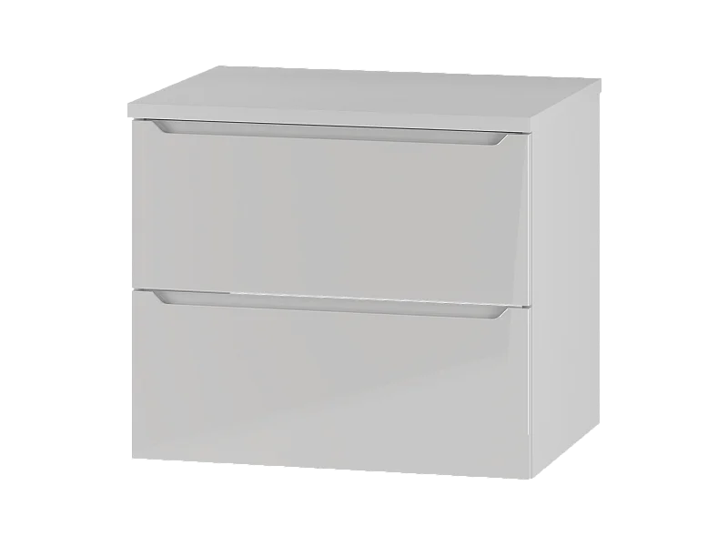 Ensemble blanc pour salle de bain 60 cm Armoire avec plateau Etna