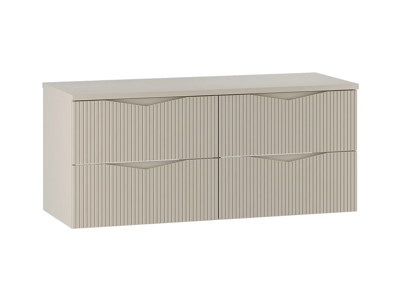 Meuble sous-vasque 120cm plan de toilette Tao Cachemire