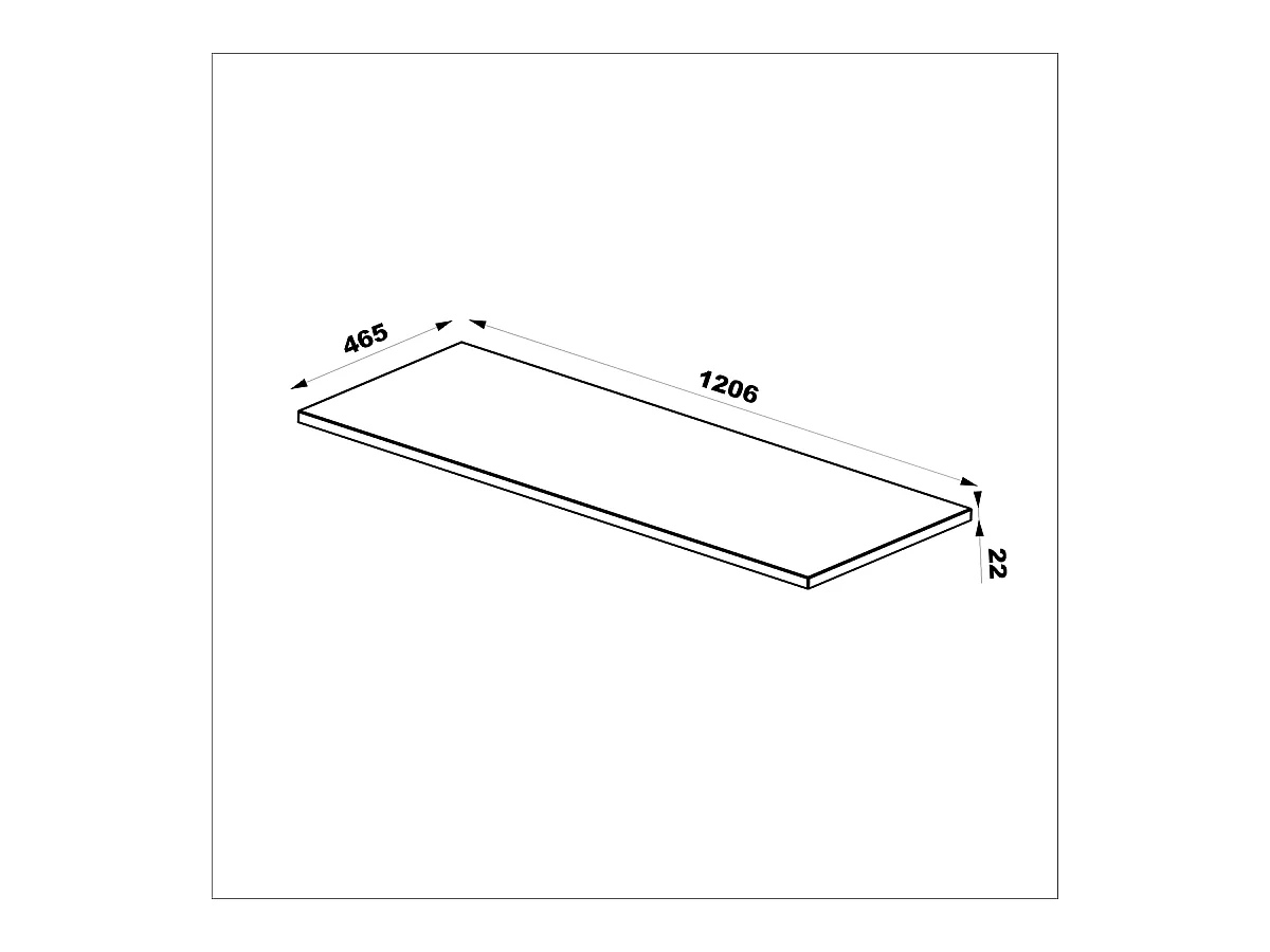 Meuble sous-vasque 120cm plan de toilette Tao Cachemire