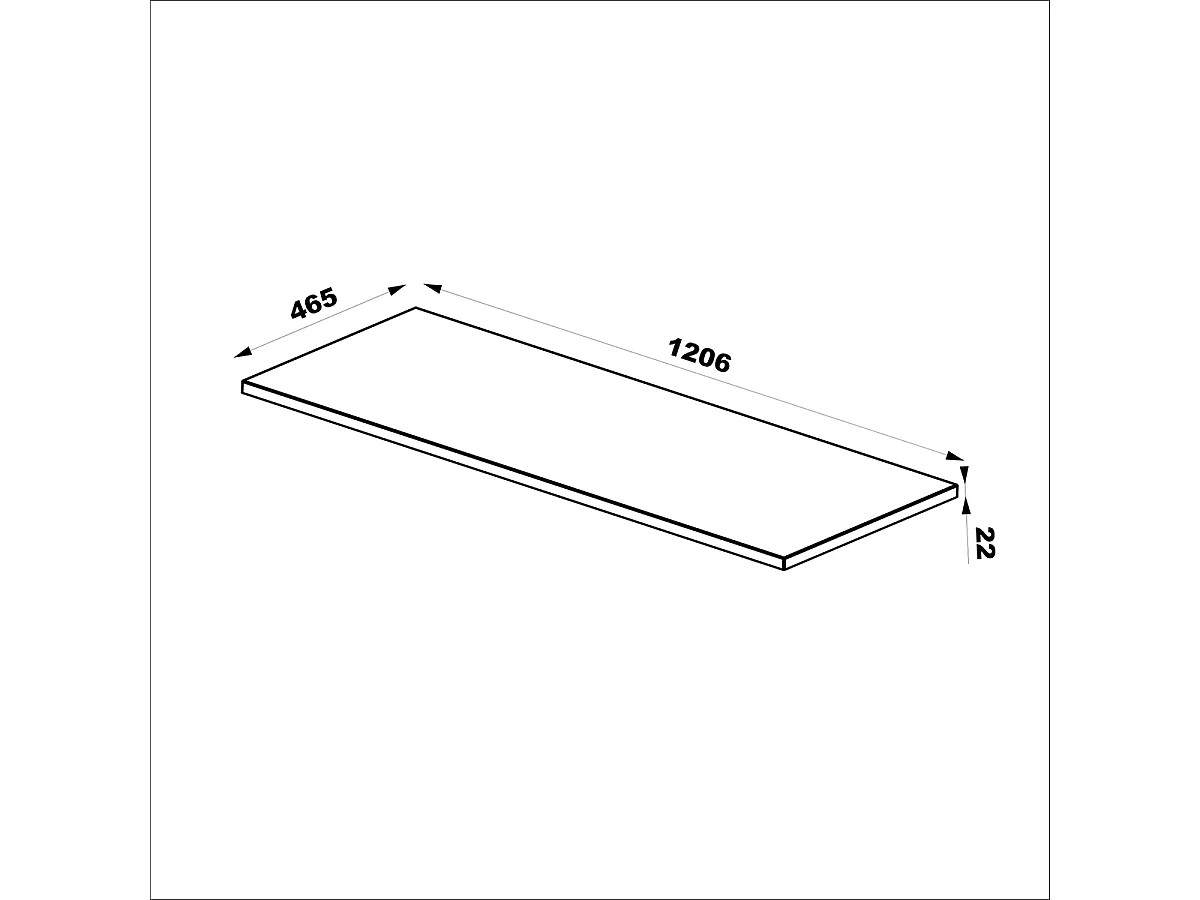 Meuble sous-vasque 120cm plan de toilette Tao Cachemire