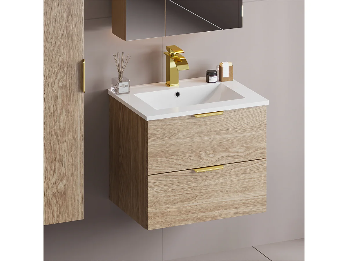 Meuble sous-vasque 60cm Astrid Bois