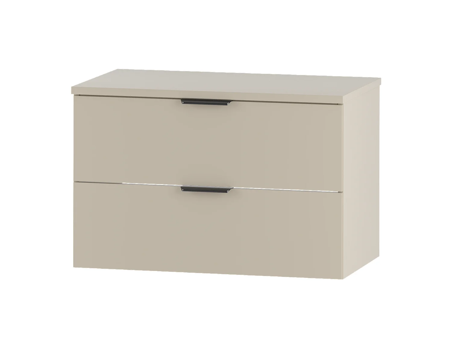 Ensemble de salle de bain en cachemire 80 cm Armoire avec plateau Pile