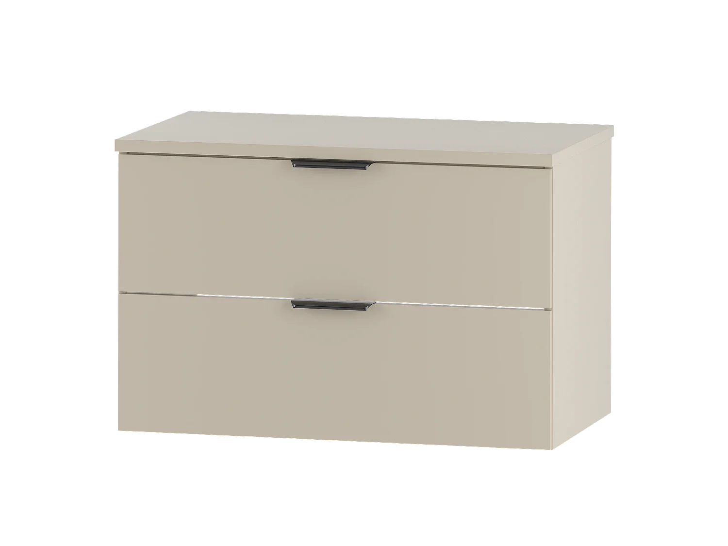 Ensemble de salle de bain en cachemire 80 cm Armoire avec plateau Pile