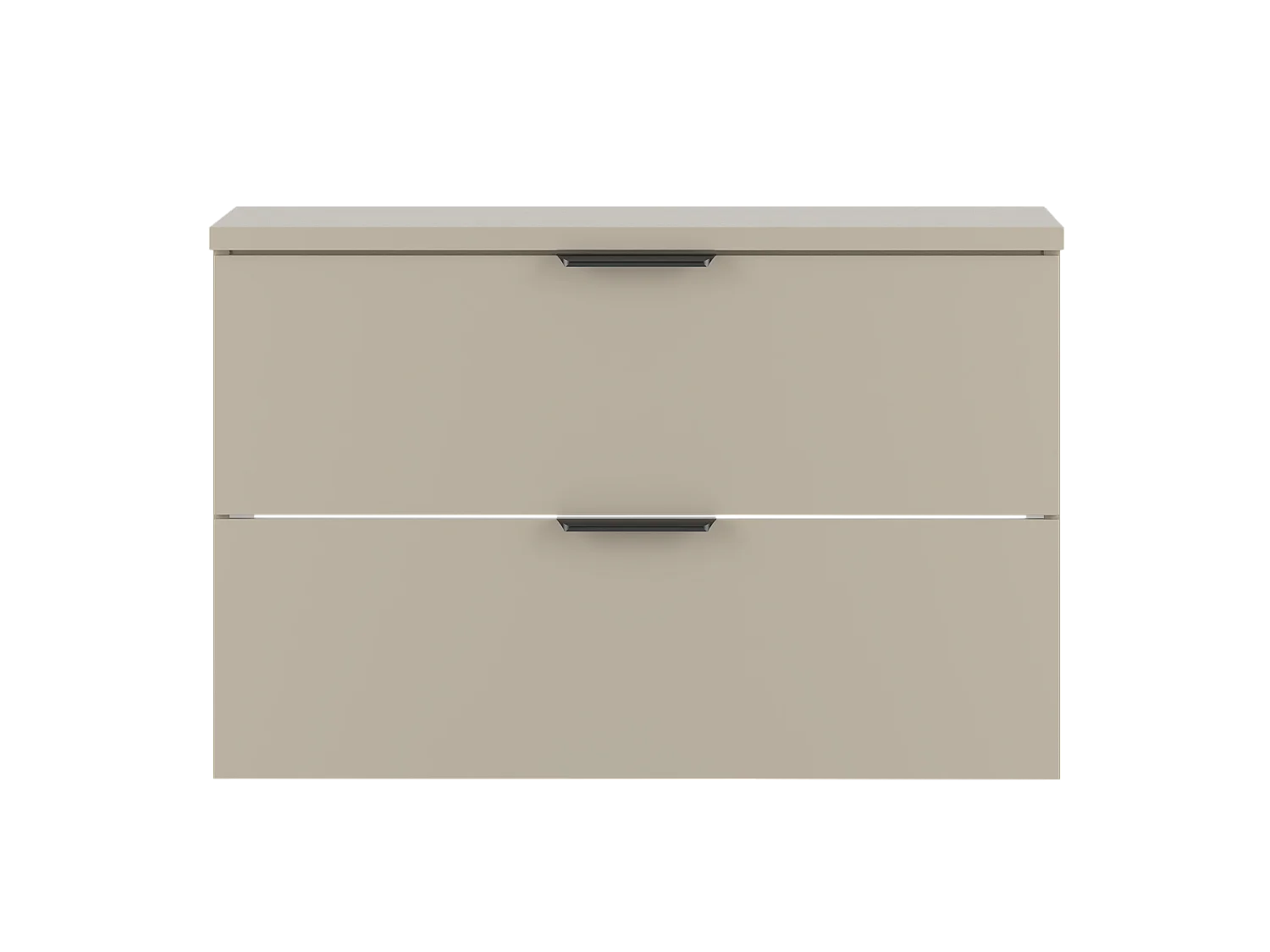 Ensemble de salle de bain en cachemire 80 cm Armoire avec plateau Pile