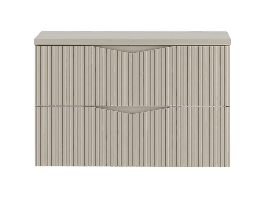 Meuble sous-vasque 80cm plan de toilette Tao Cachemire