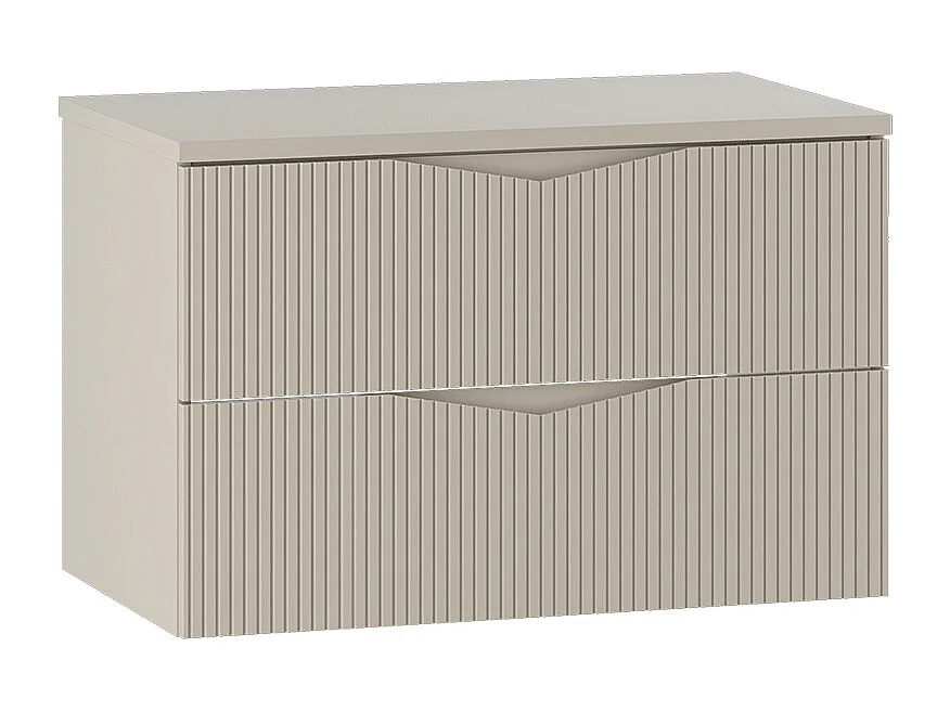 Meuble sous-vasque 80cm plan de toilette Tao Cachemire