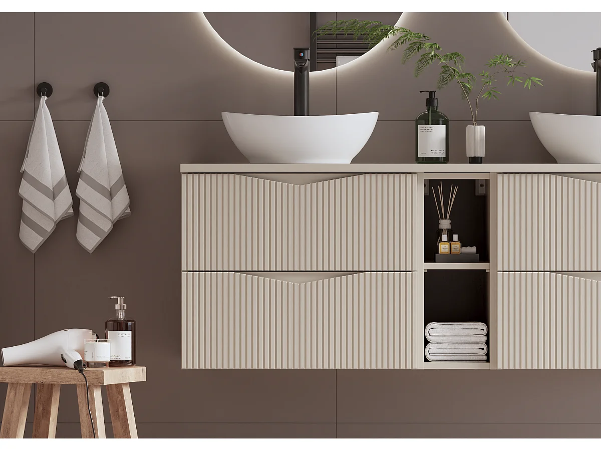 Meuble sous-vasque 60cm Tao Cachemire